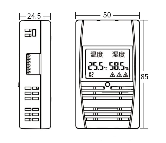 SPD-HT485_D機架溫濕度傳感器，機架溫濕度傳感器